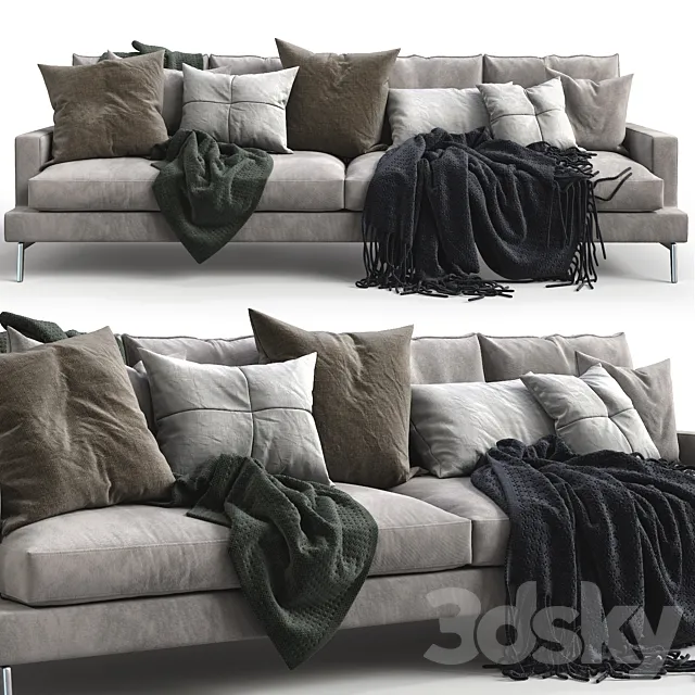 Verzelloni Sofa Larsen 3DS Max Model
