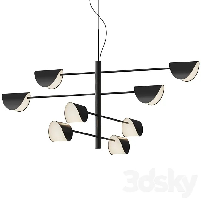 Veska 8 Valaisin Gronlund Pendant Lamp 3dsMax Model