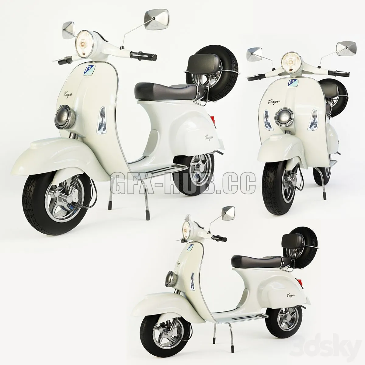 Vespa 04 3dsMax Model