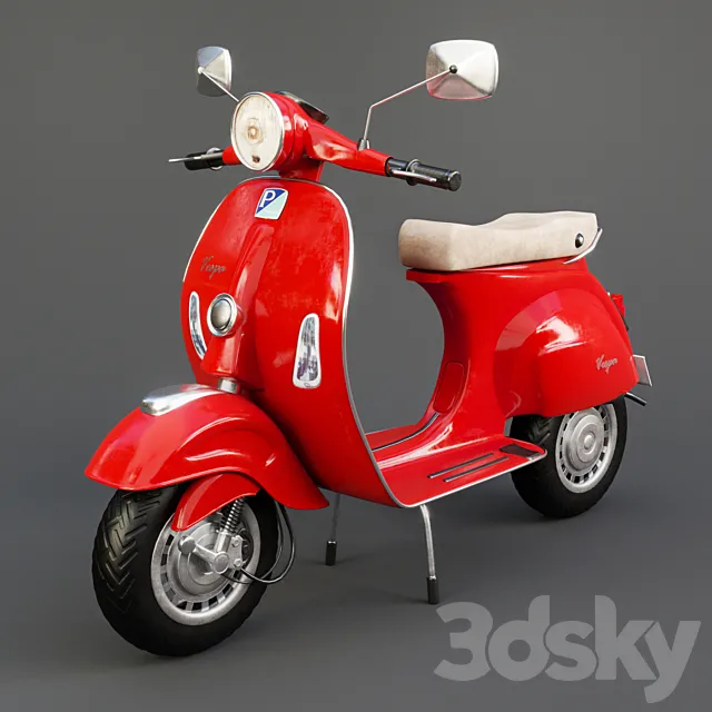 Vespa 3ds Max