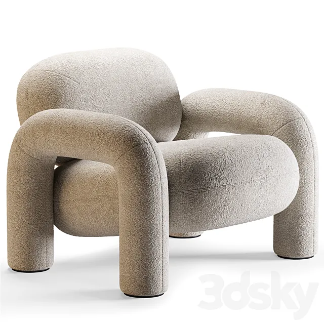 VETAR Armchair 3ds Max