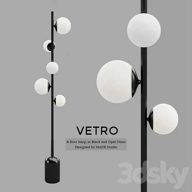 Vetro Floor Lamp 3DS Max Model