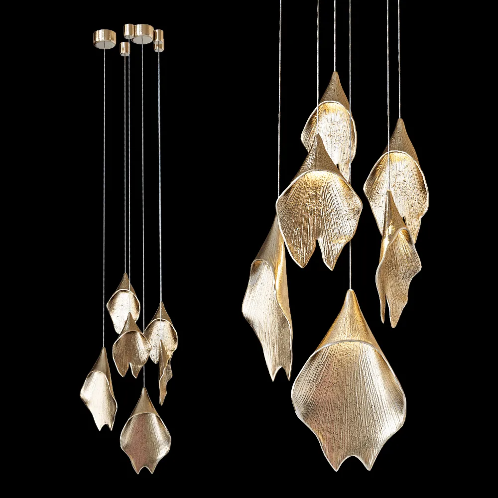 Vetvi – Chandelier Ginko 3ds Max