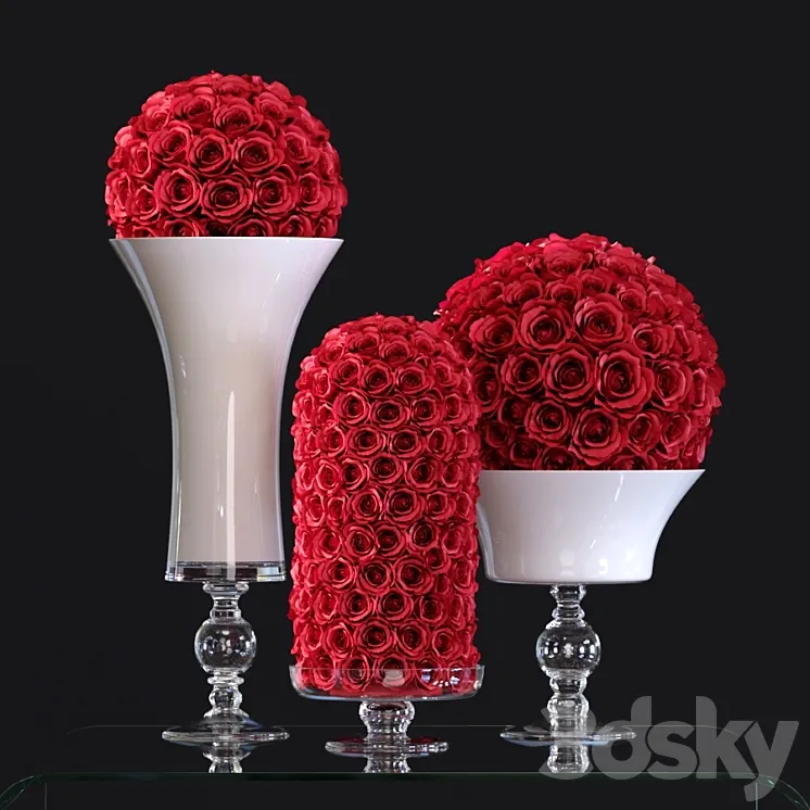 VG Flower Arrangement Set1 3DS Max