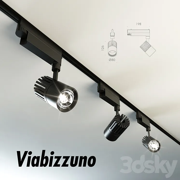 Viabizzuno Eco Track 3DS Max