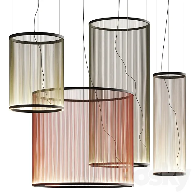 Vibia Array Pendant Lamps 3ds Max