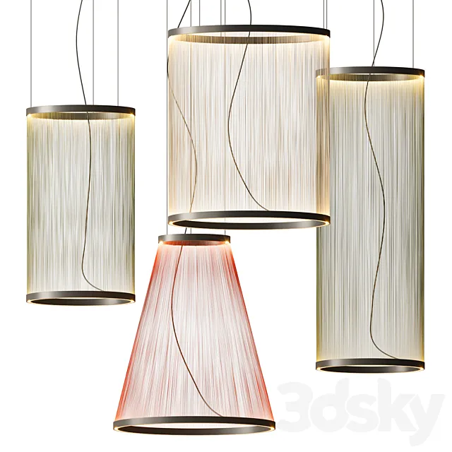 Vibia Array Pendant Lamps 3dsMax Model