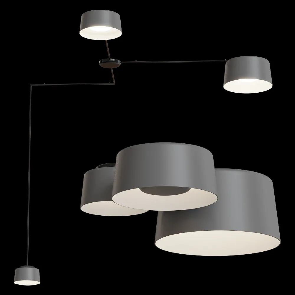 Vibia – Ceiling lamp Tube 3ds Max