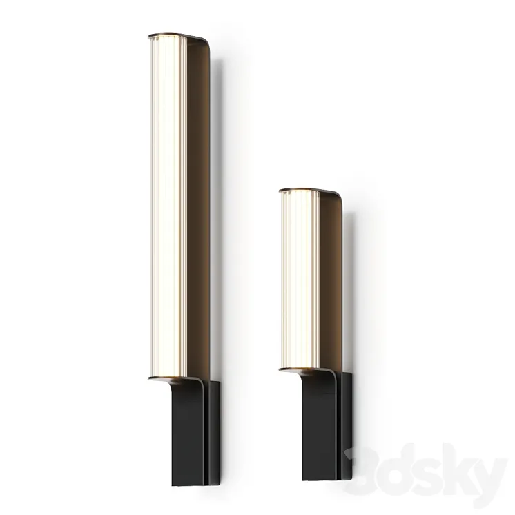 Vibia Class 2820 & 2825 Wall Lamps 3DS Max Model