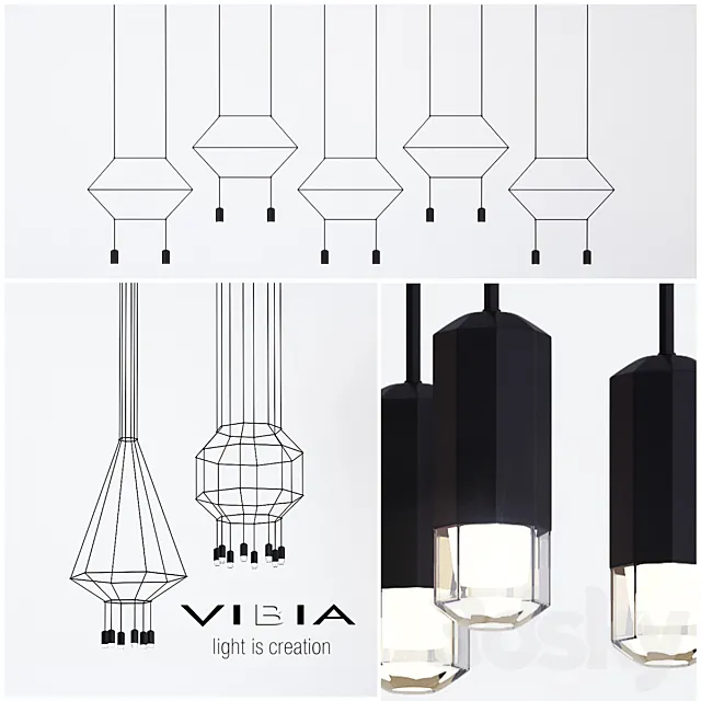 vibia collection wireflow 3DS Max Model