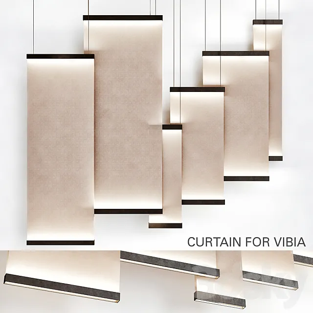 Vibia Curtain 7160 3ds Max