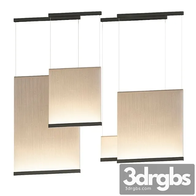 Vibia curtain fabric pendant lamp