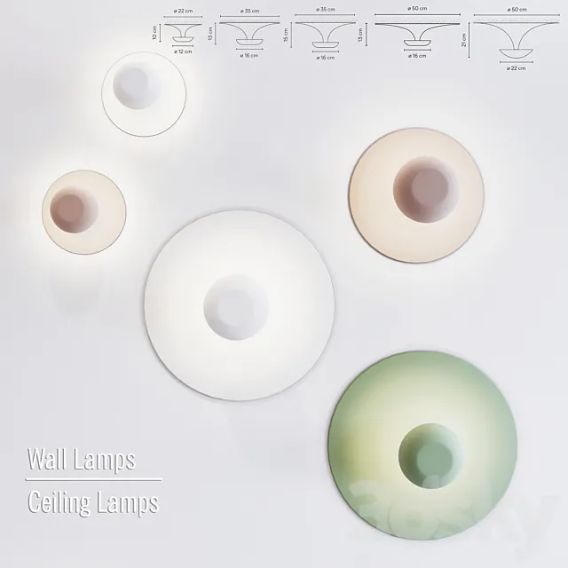 Vibia Funnel _ Wall _ Ceiling lamps 3ds Max