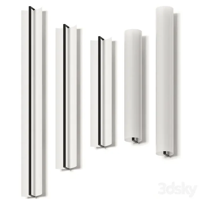 Vibia Kontur Wall Lamps 3dsMax Model