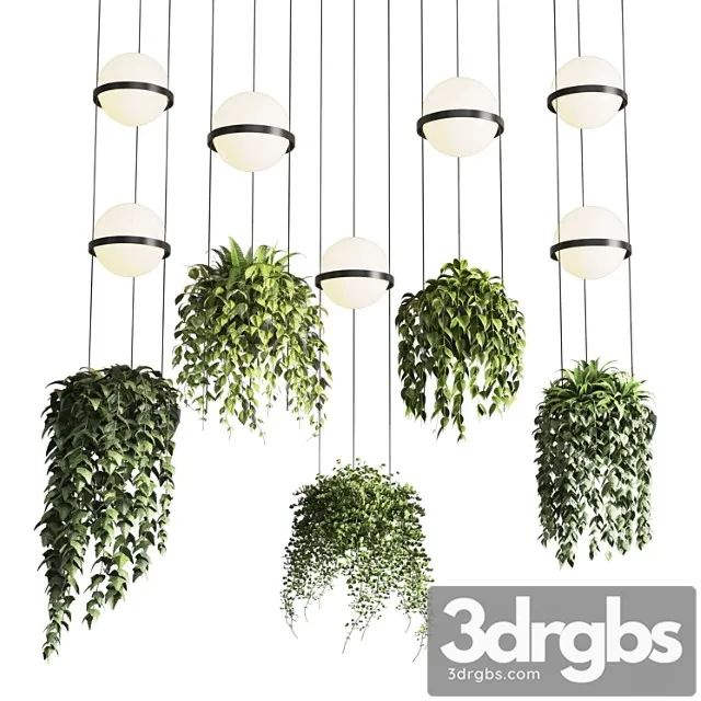 Vibia palma pendent lamp – pot light pendant – plant light hanging 04 corona