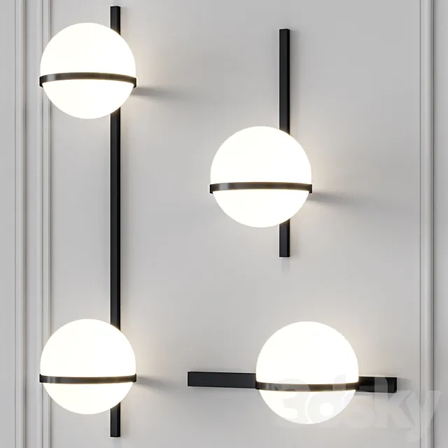 Vibia PALMA – Wall sconce 3DS Max Model