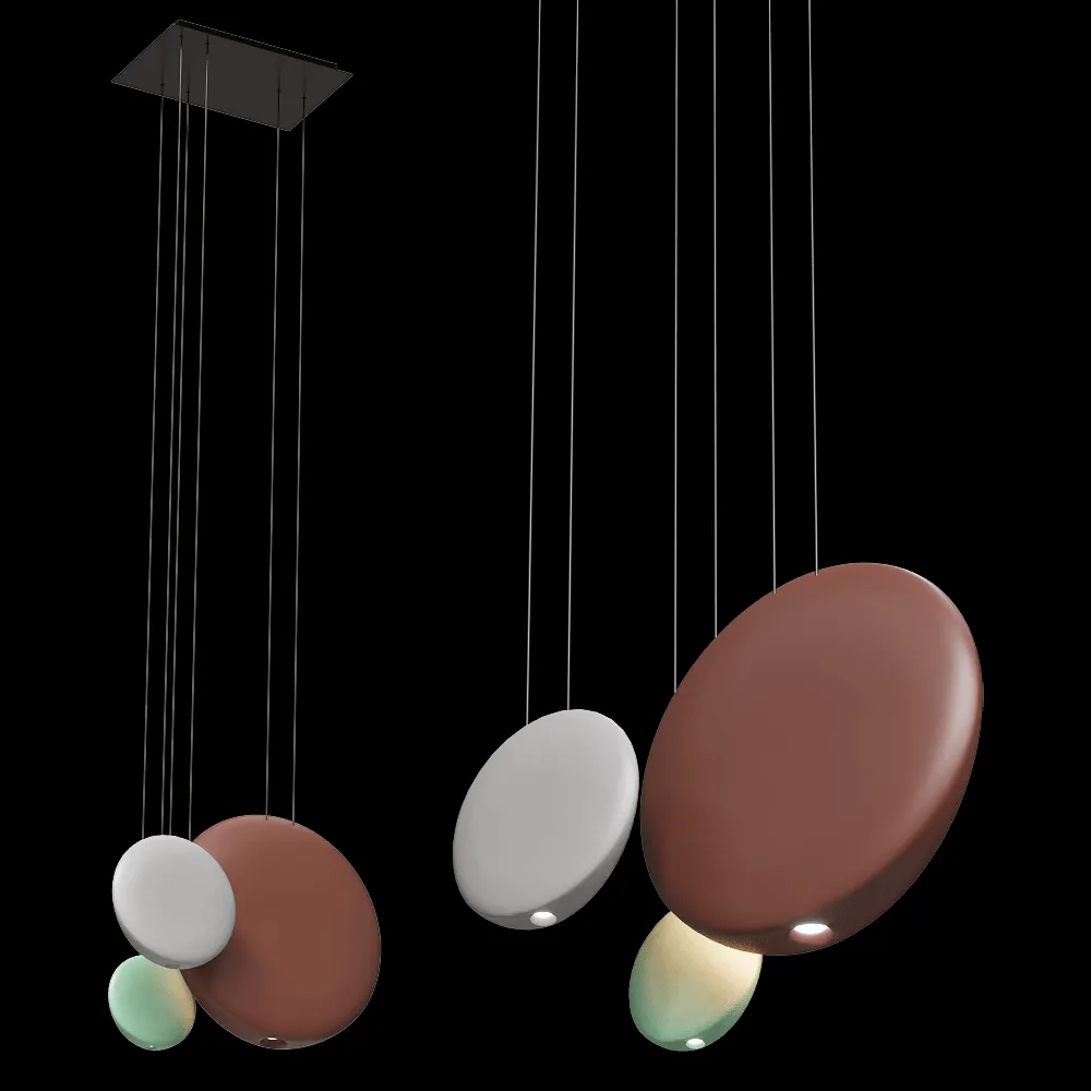 Vibia – Pendant lamp Cosmos – 2511 3ds Max
