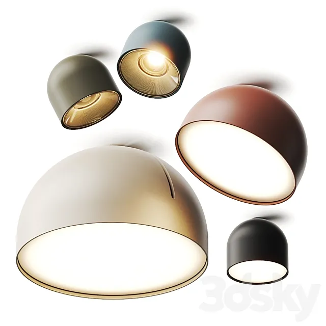 Vibia Plusminus Solo Ceiling Lamps 3ds Max