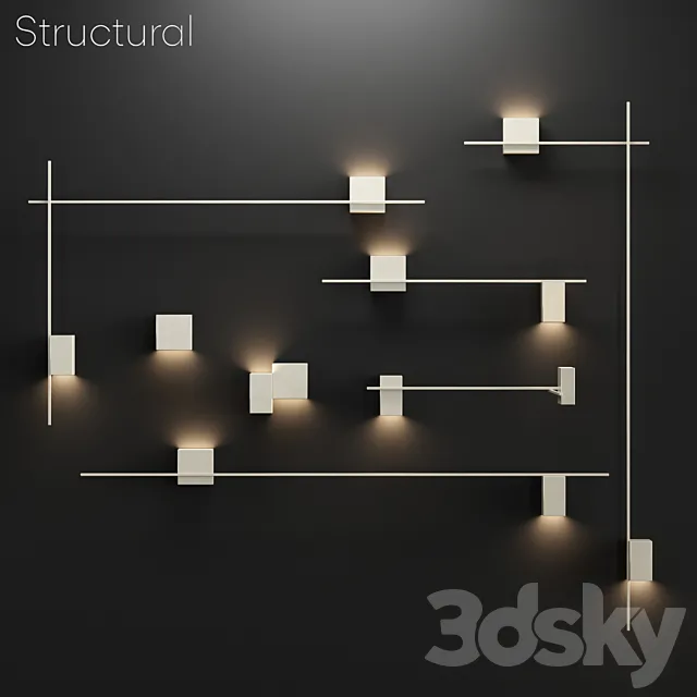 Vibia Structural Set 3ds Max