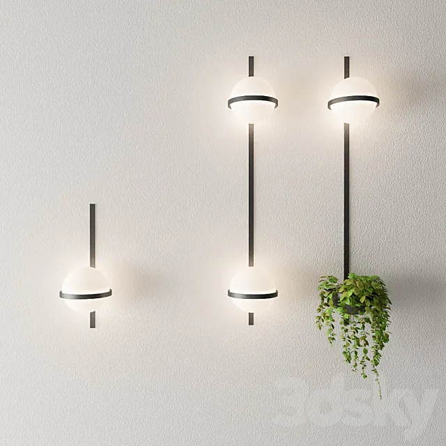 VIBIA Wall lamp Palma 3ds Max