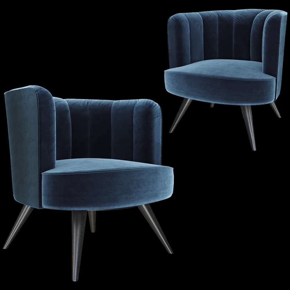 Vibieffe – Armchair 1650 Cordi 3ds Max