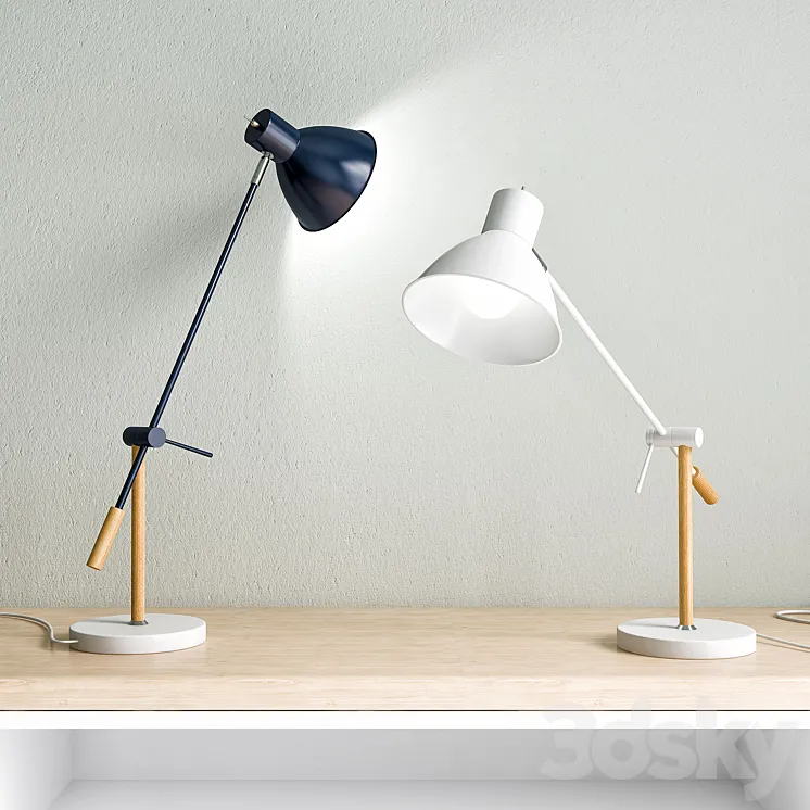 Victor table lamp 3DS Max