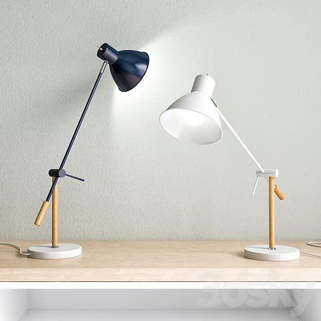 Victor table lamp 3DSMax File