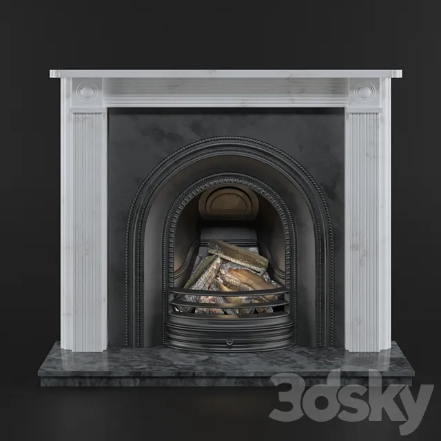 Victorian Fireplace 3ds Max