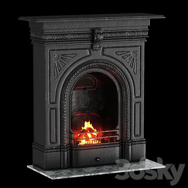 Victorian fireplace 3DSMax File