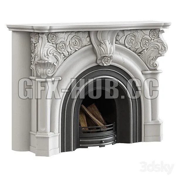 Victorian Fireplace 3dsMax Model