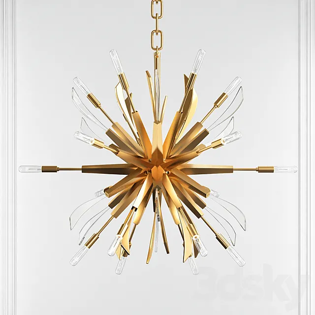 Vida 13 – Light Sputnik Sphere Chandelier 3DS Max Model