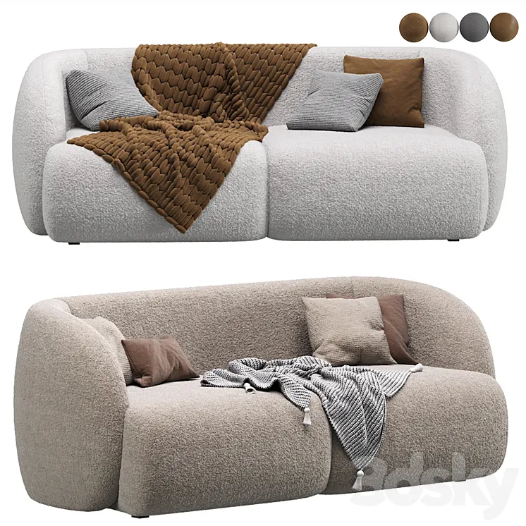 Vienso Cozy Beige Sofa By Divan.ru \/ Sofa Vienso 3DS Max