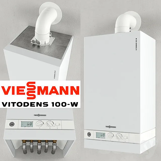 viessmann vitodens 100 3ds Max