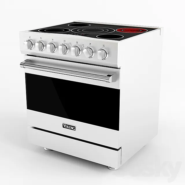 Viking 30-3 Series Electric Range 3DSMax File