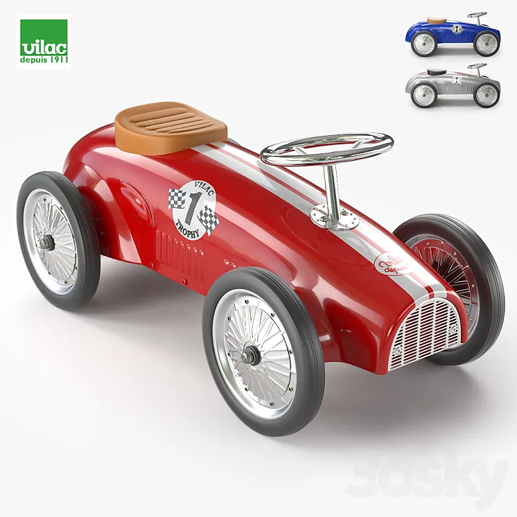Vilac Ride On Racing Car 3DS Max