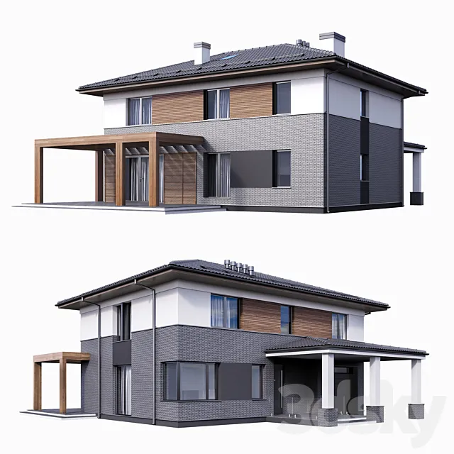 Villa 003 3ds Max