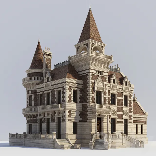 Villa de Argentina 3DS Max Model