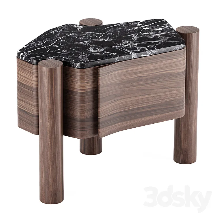VILLA Side Table by OKHA 3DS Max