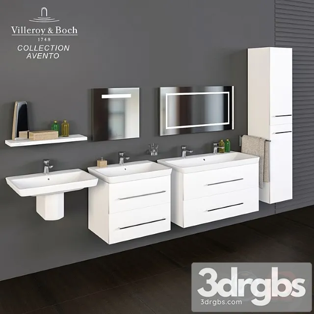 Villeroy Boch Collection Avento Washbasins 3dsmax Download