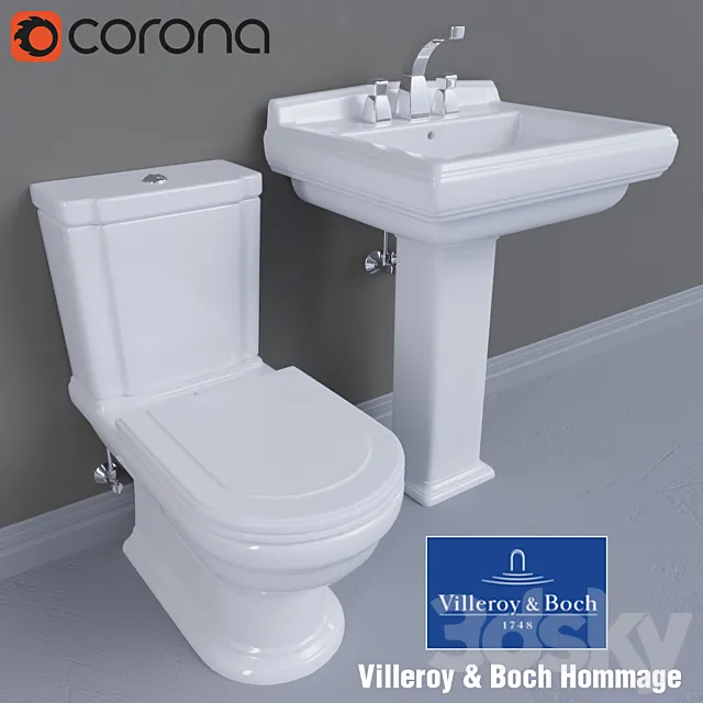 Villeroy & Boch Hommage 3DS Max Model