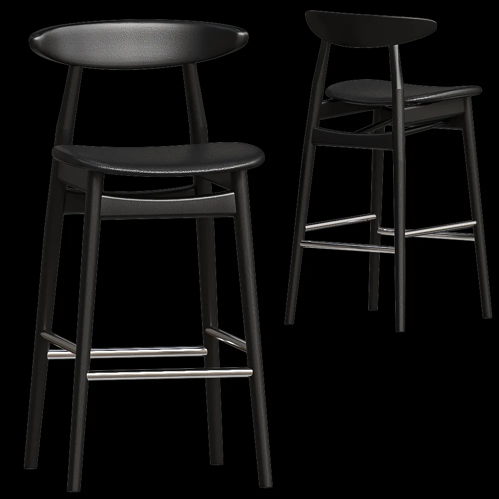 Vincent Sheppard – Bar stool upholstered Teo 3ds Max