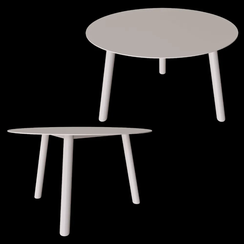 Vincent Sheppard – Coffee tables Lilo 60 3ds Max