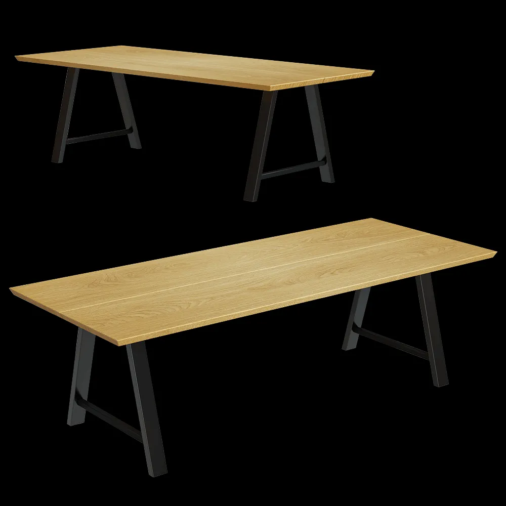 Vincent Sheppard – Dining table Albert A base 3ds Max