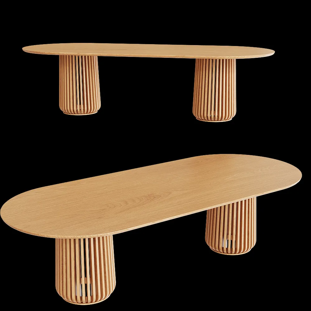 Vincent Sheppard – Dining table Maru oval 3ds Max