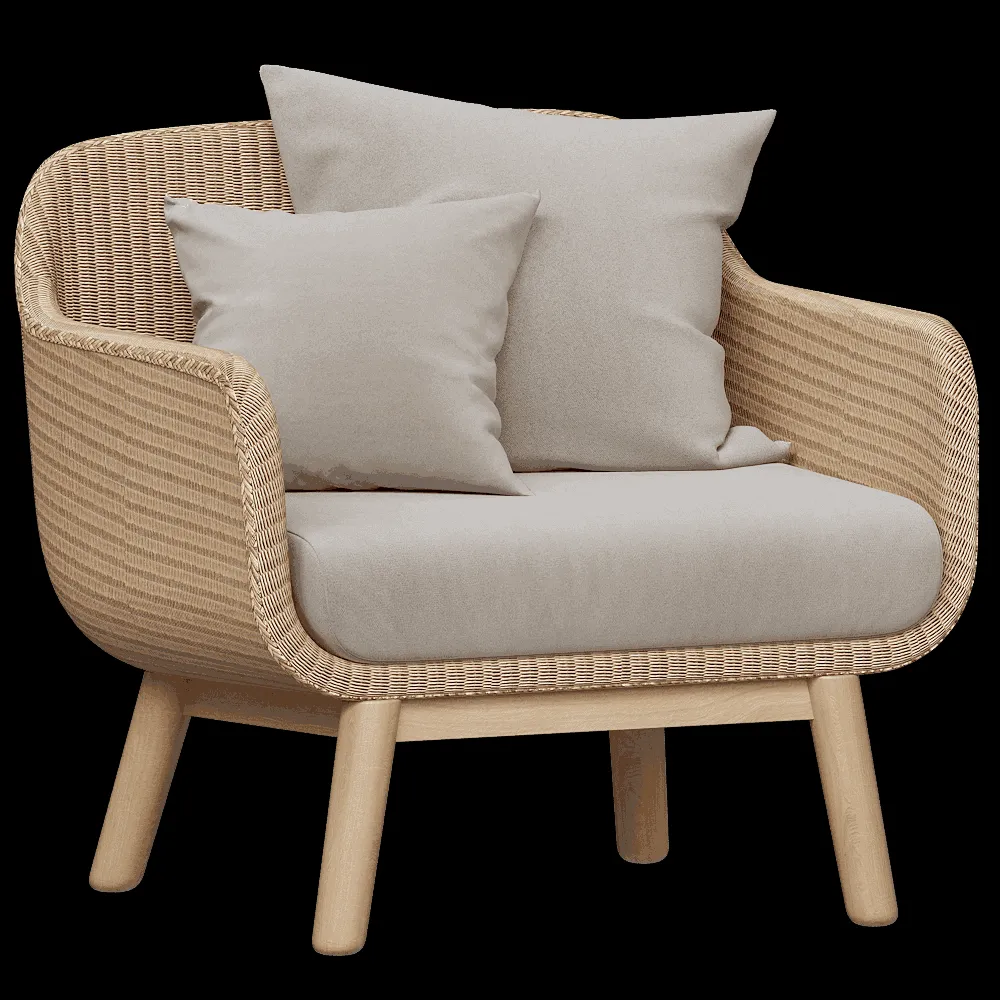 Vincent Sheppard – Lounge chair Alex 3ds Max