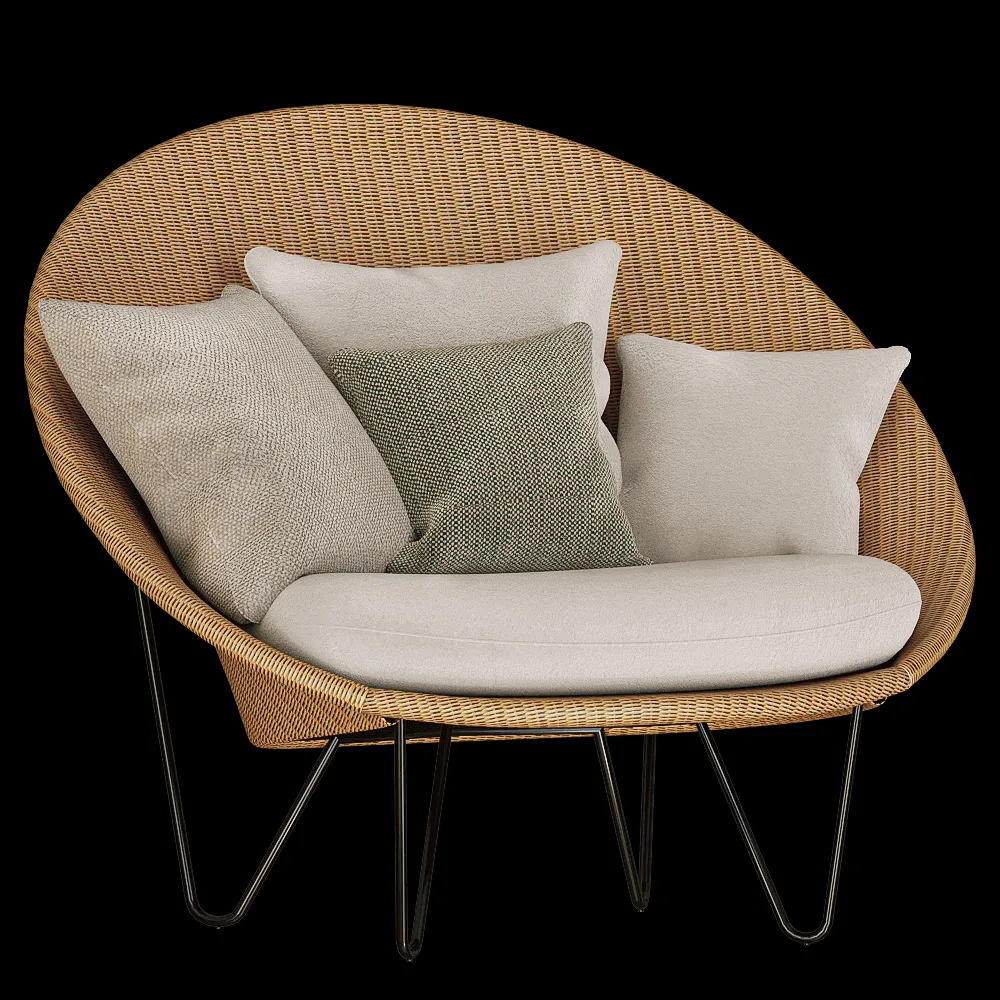 Vincent Sheppard – Lounge chair Joe 3ds Max