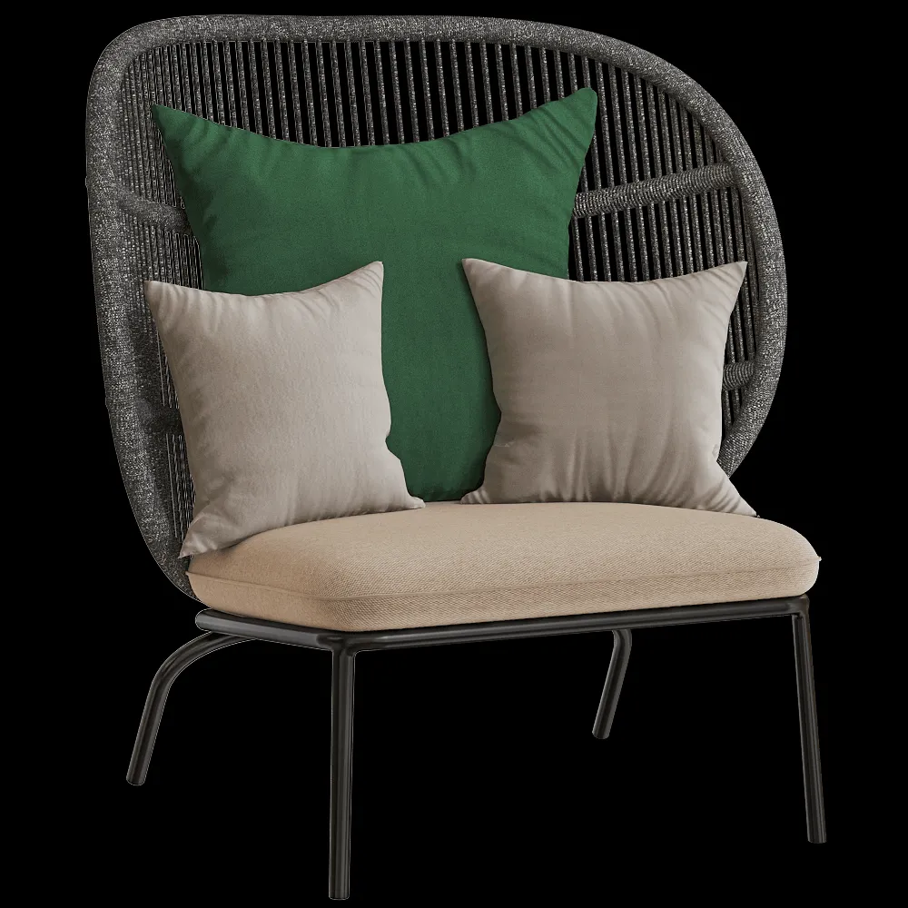 Vincent Sheppard – Lounge chair Kodo cocoon 3ds Max