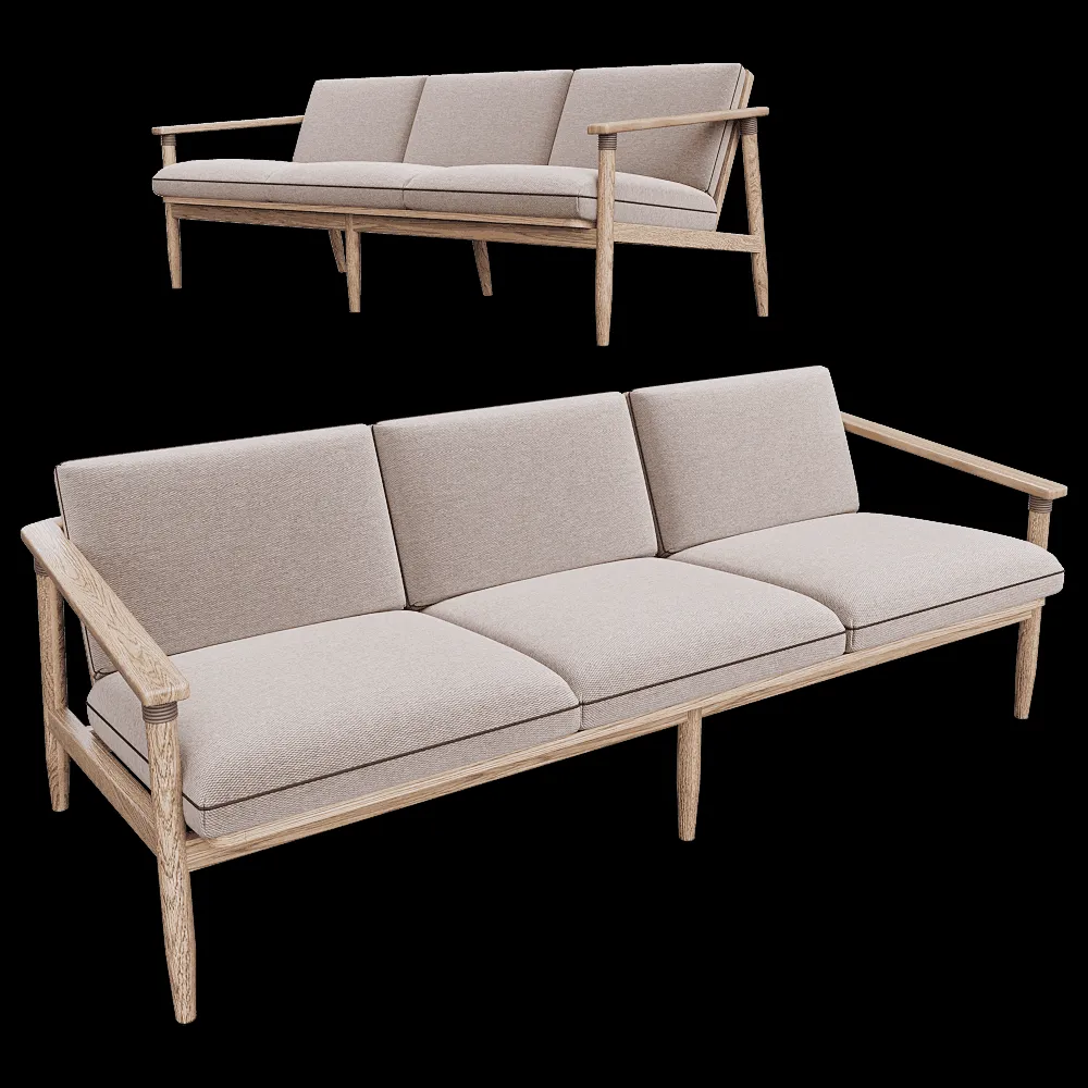 Vincent Sheppard – Lounge sofa David 3S 3ds Max