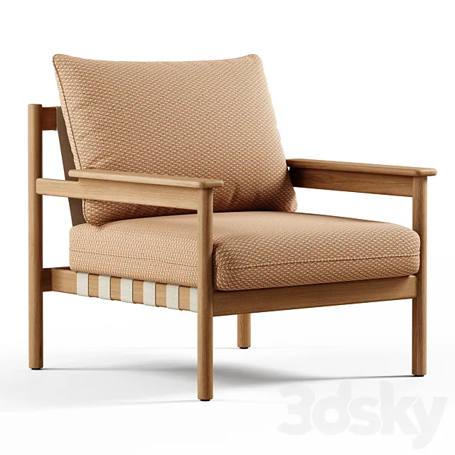 Vincent Sheppard – Oda lounge chair 3ds Max