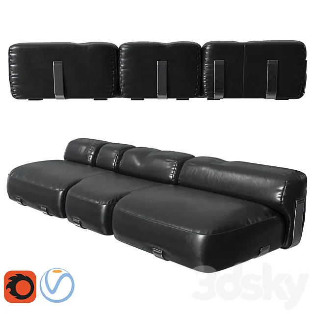 Vincenzo De Cotiis Sofa DC0705A 3ds Max